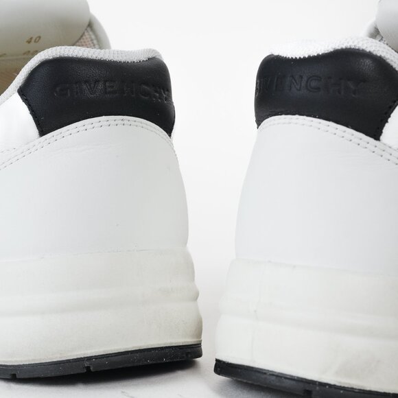 Givenchy White & Black G4 Leather Sneakers - Picture 10 of 13
